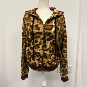 LAMB GWEN STEFANI LEOPARD HOODIE